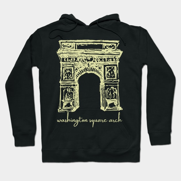 Washington Square Arch Hoodie by GBDesigner